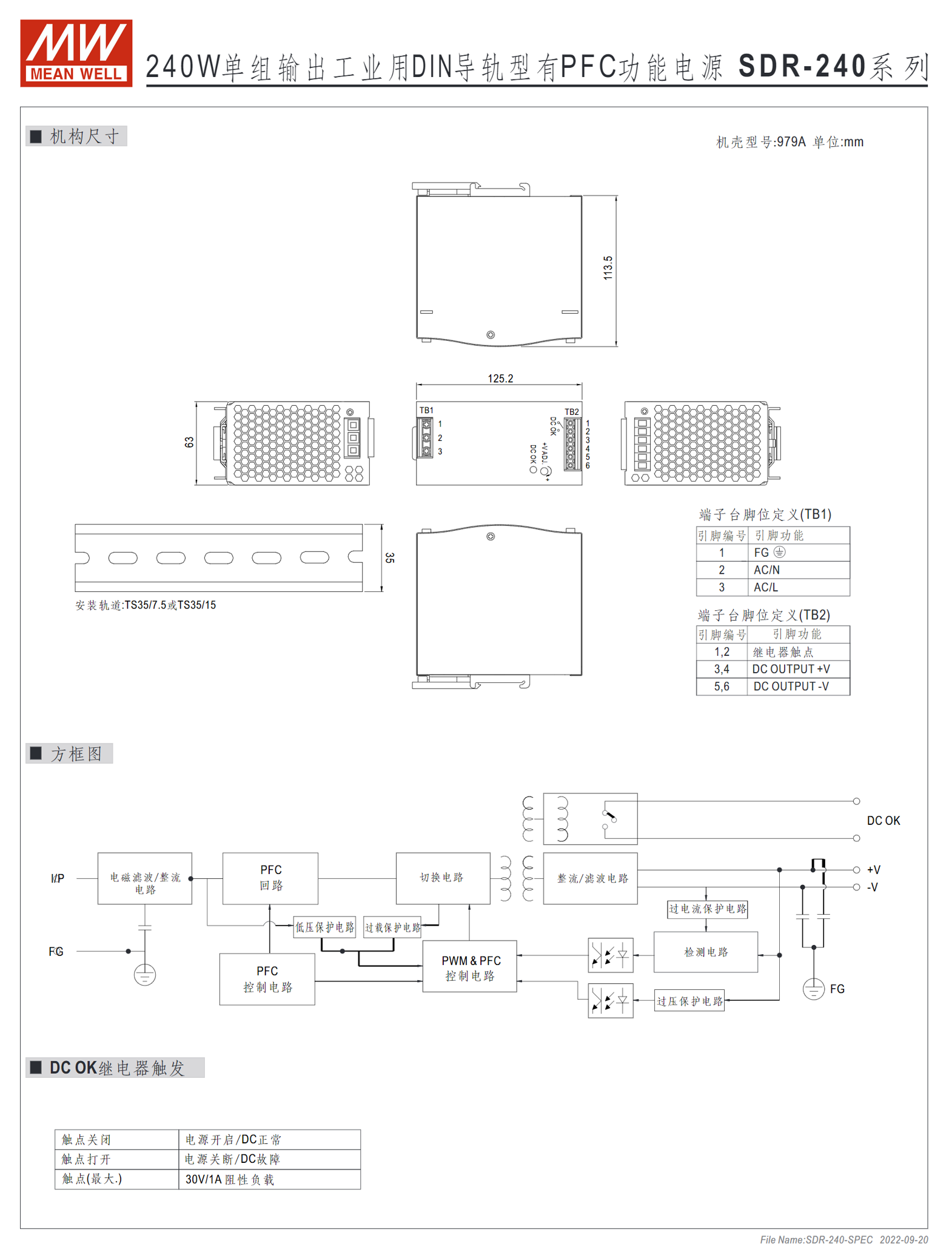 SDR-240-24、SDR-240-48